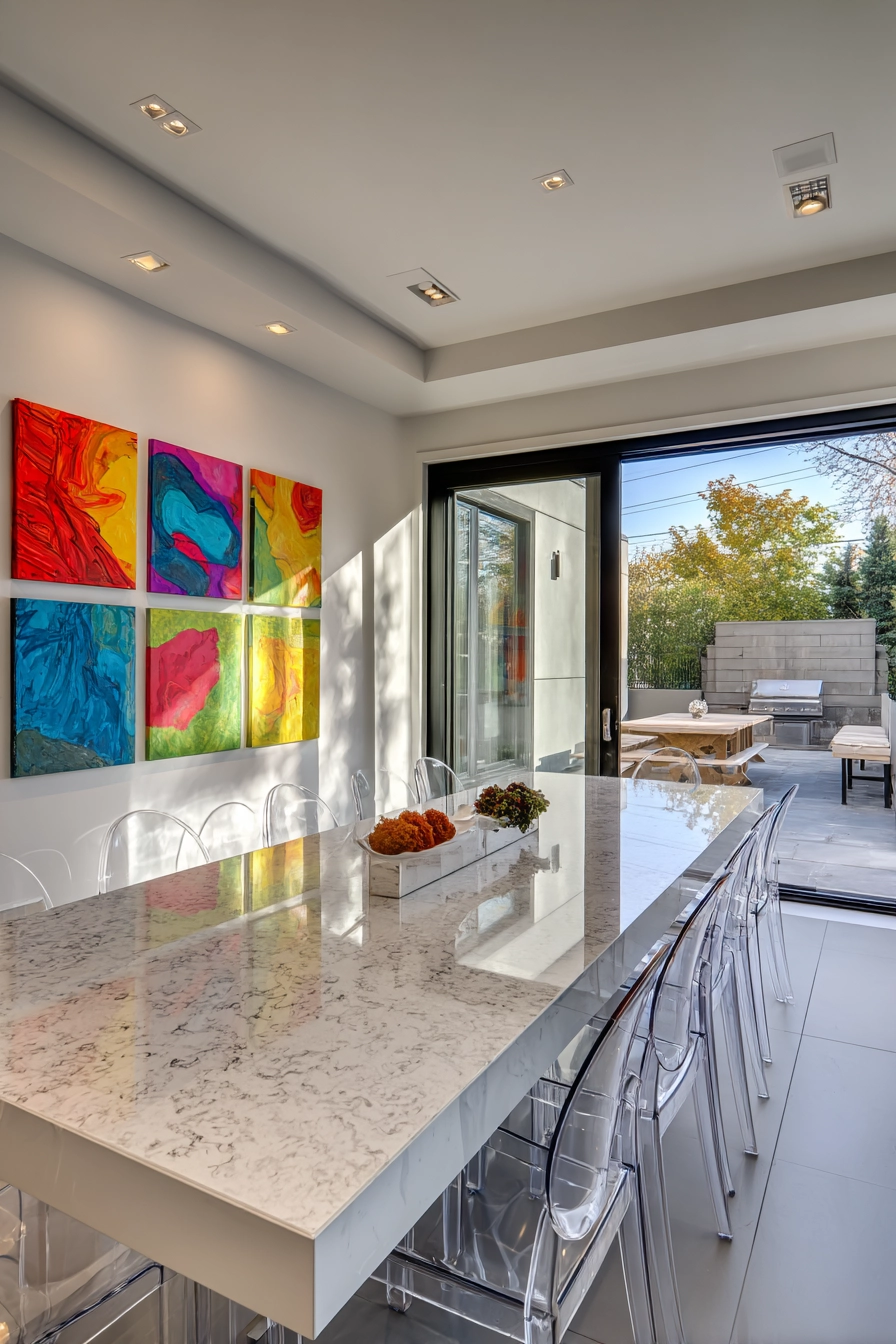 Granite dining table 14