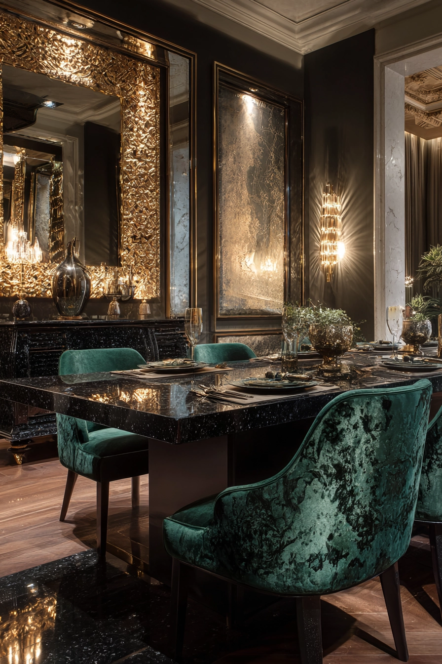 Granite dining table 29