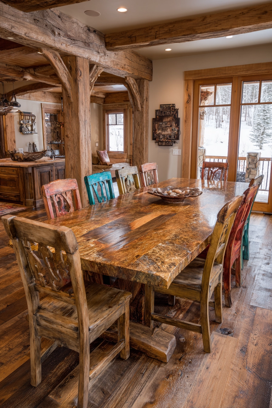 Granite dining table 38