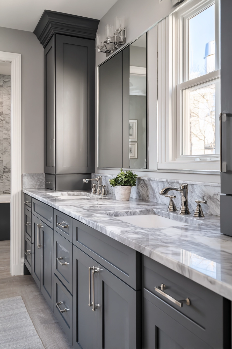Grey bathrooms designs 11