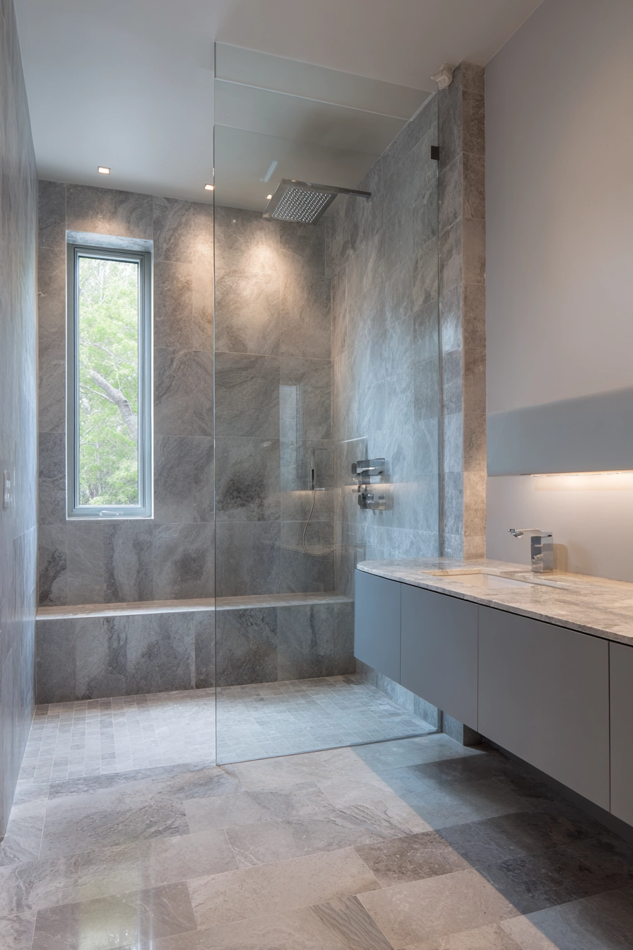 Grey bathrooms designs 13