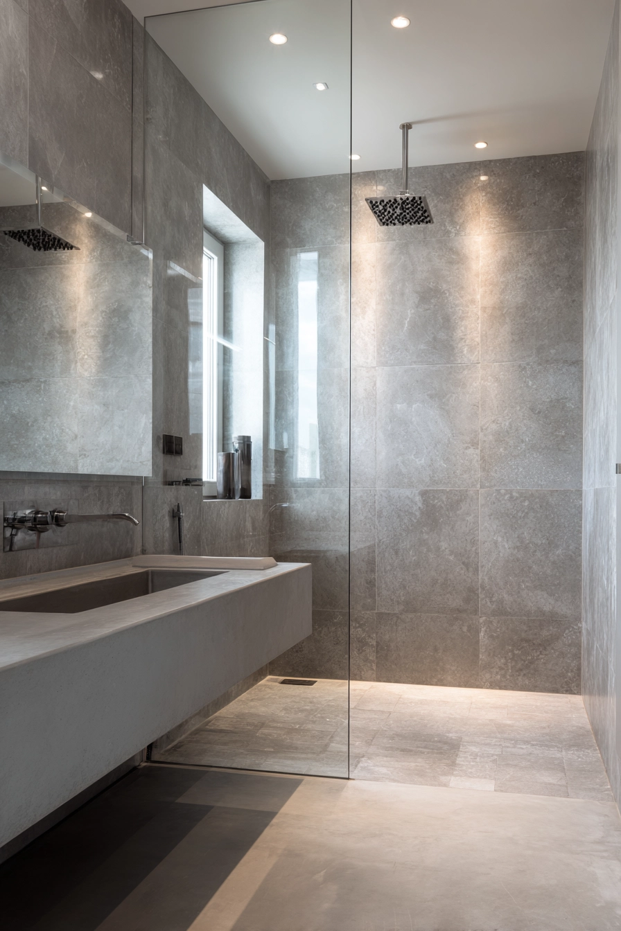 Grey bathrooms designs 14