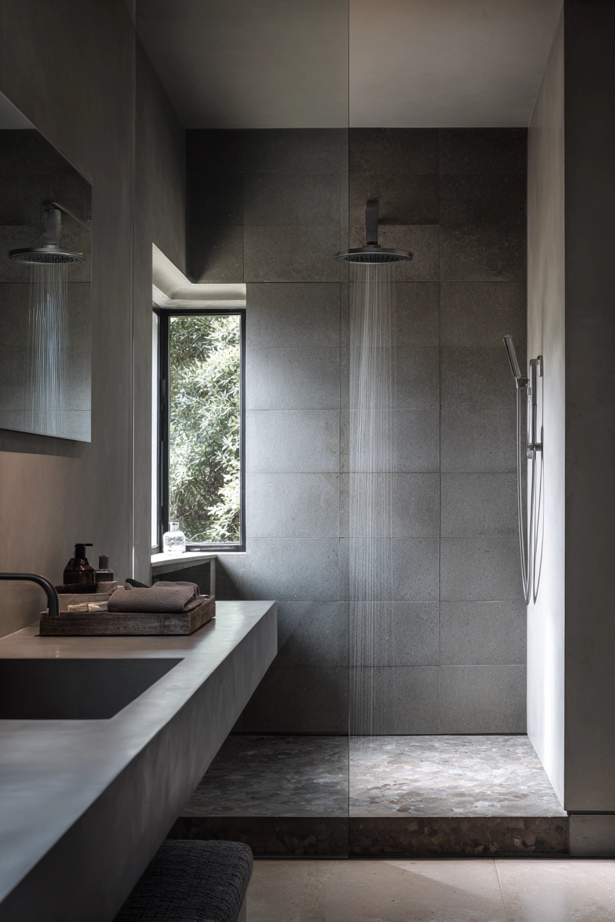Grey bathrooms designs 15