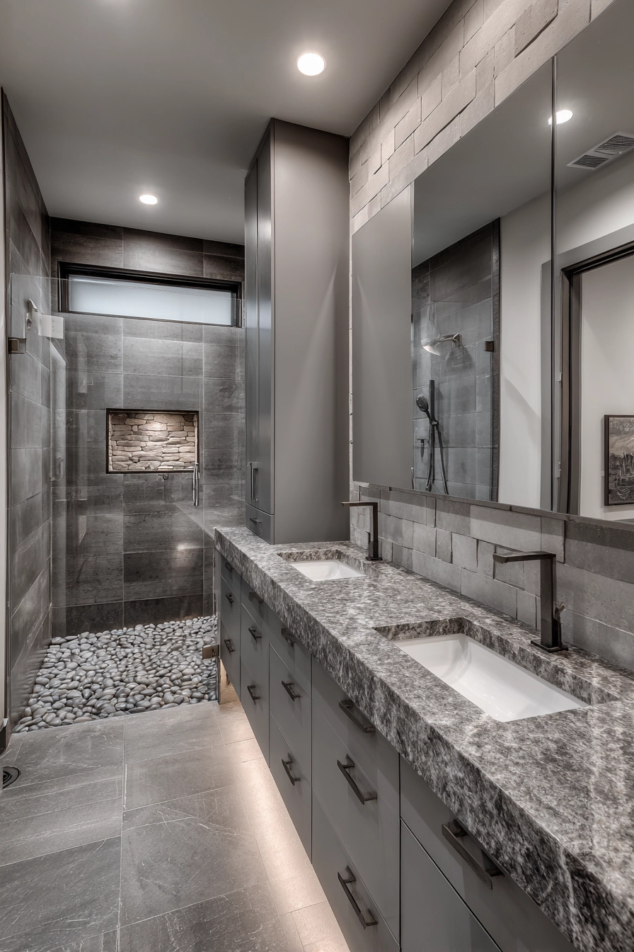 Grey bathrooms designs 22