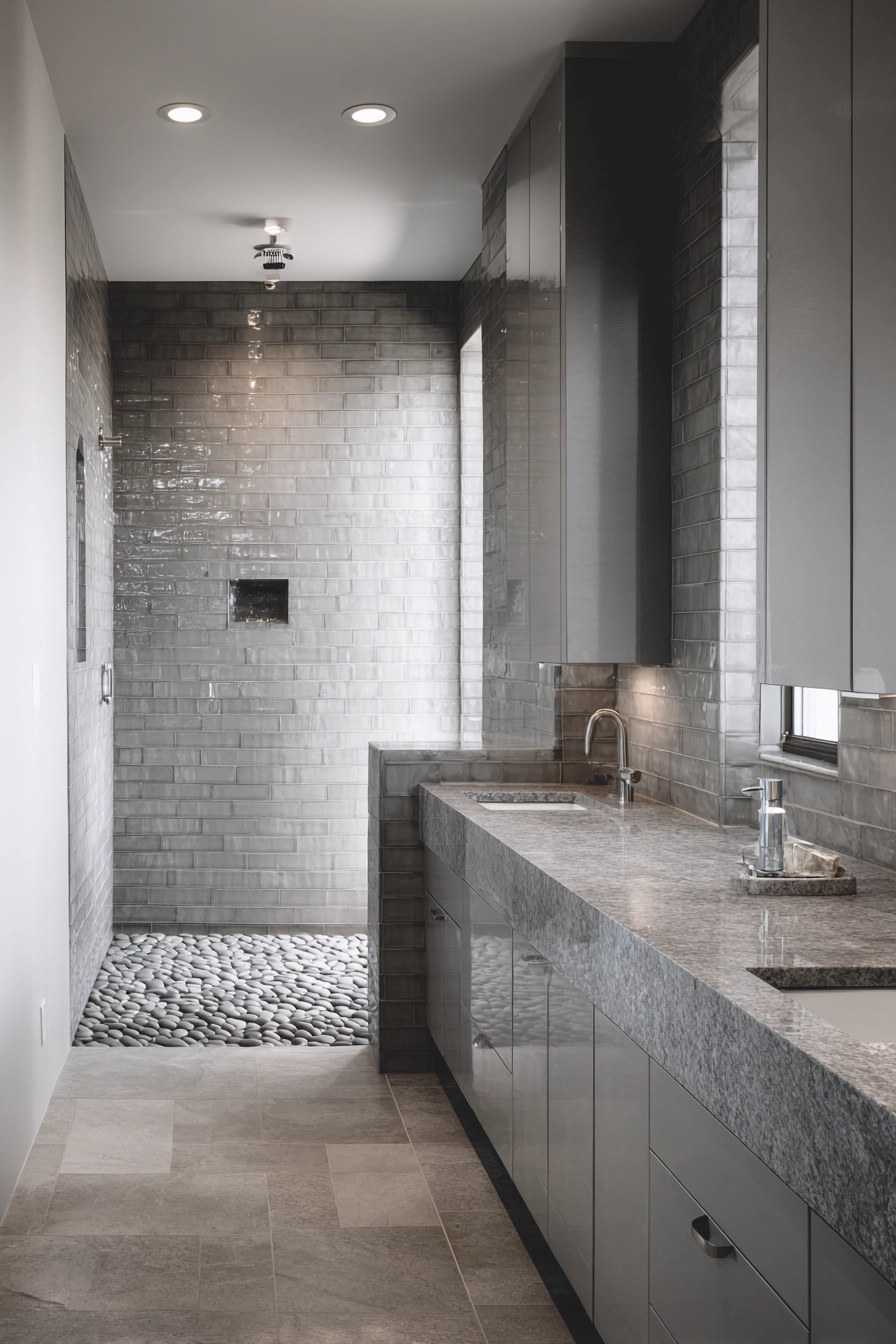 Grey bathrooms designs 23