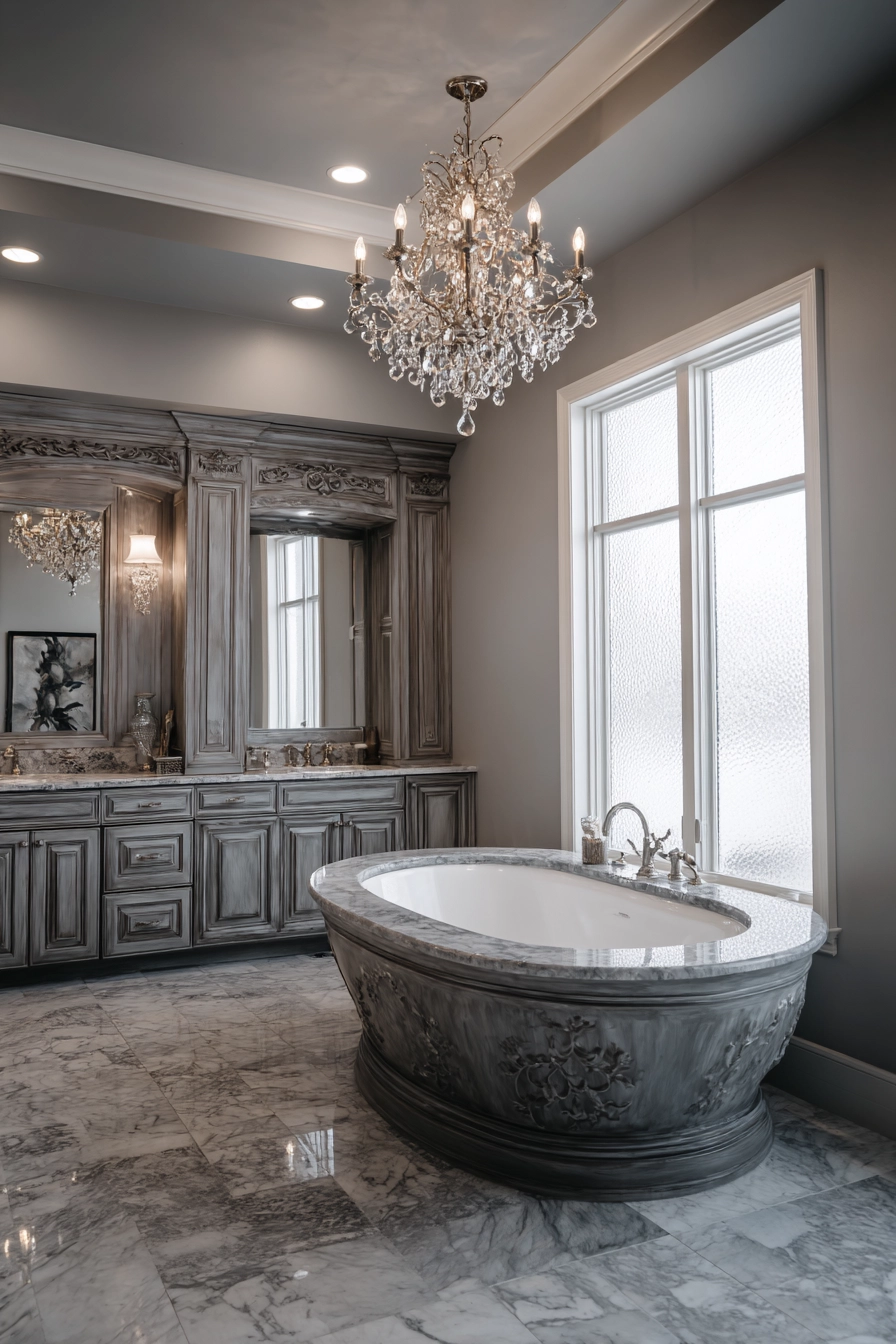 Grey bathrooms designs 26