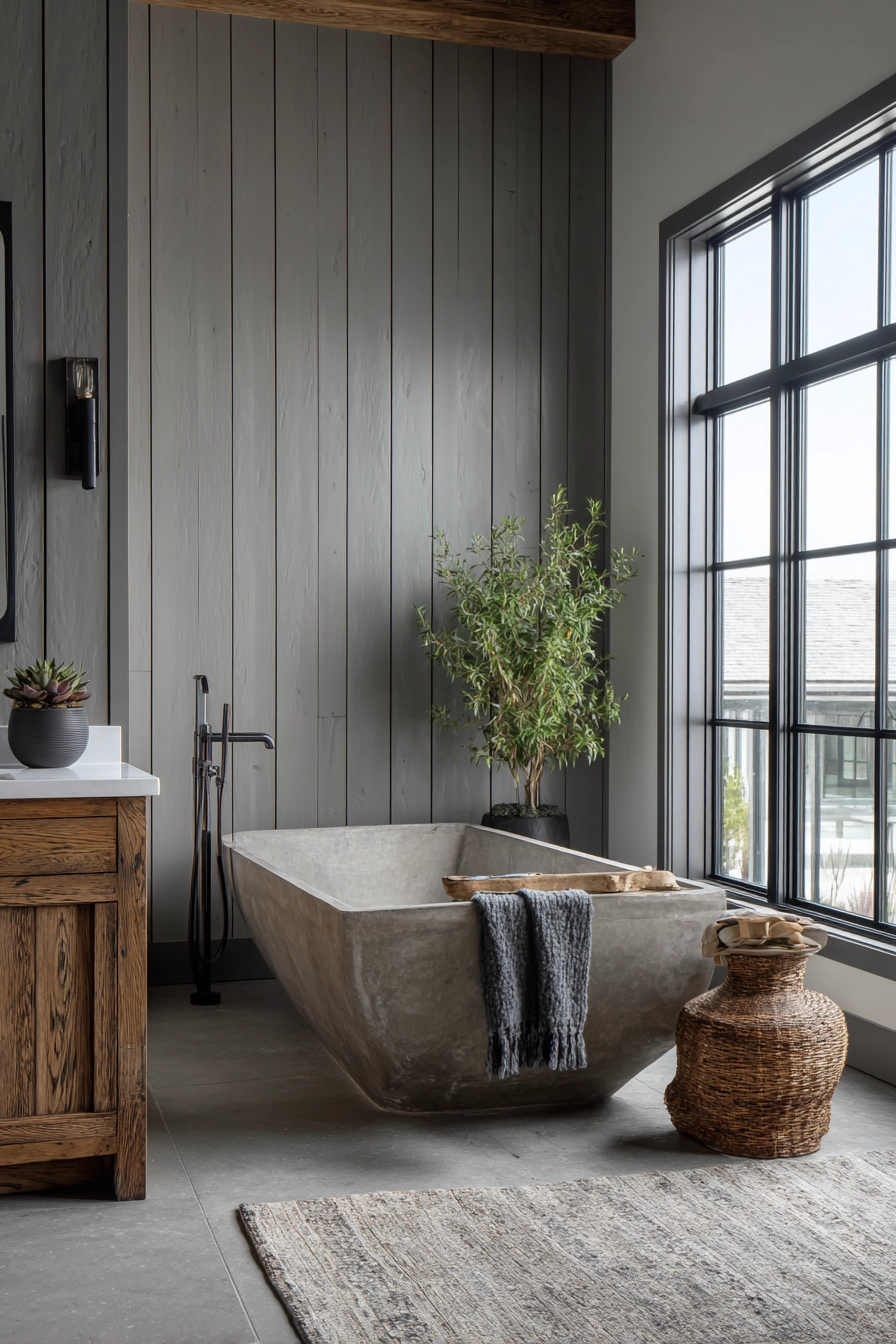 Grey bathrooms designs 33