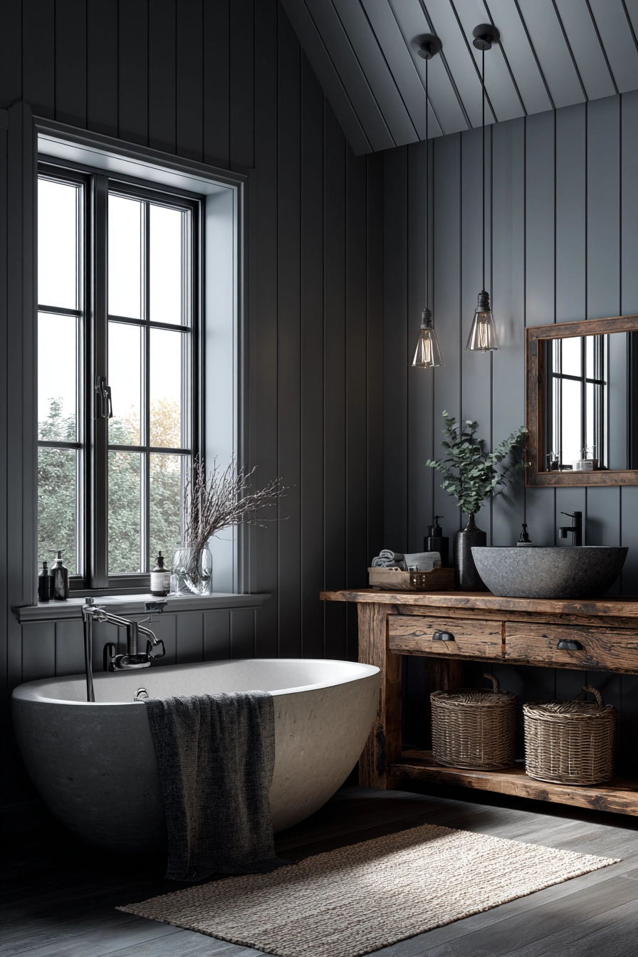 Grey bathrooms designs 34