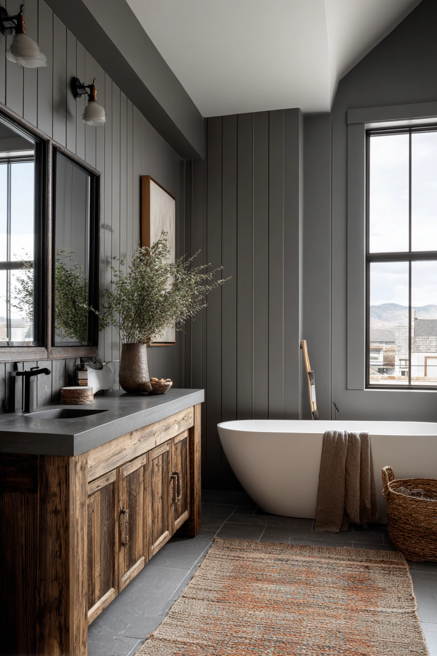 Grey bathrooms designs 36