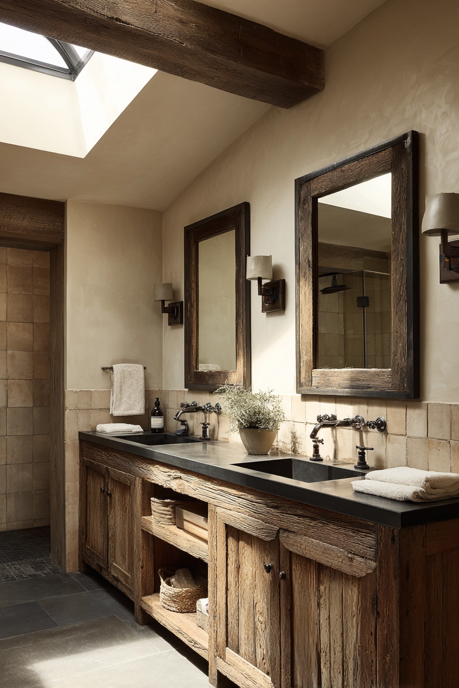 Japandi style bathroom 10