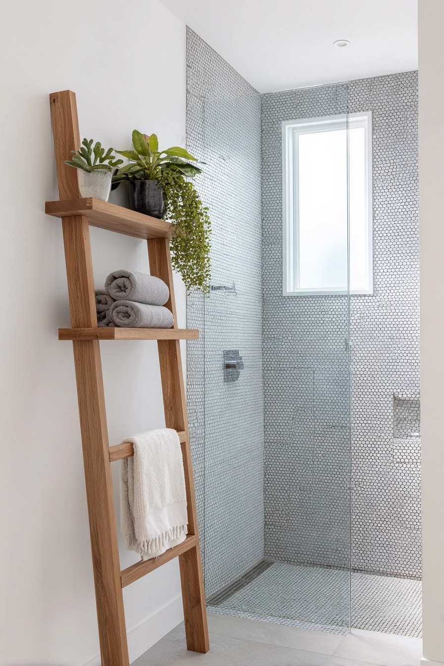 Japandi style bathroom 21