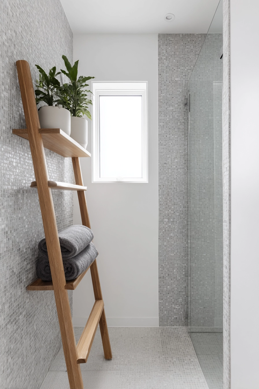 Japandi style bathroom 22
