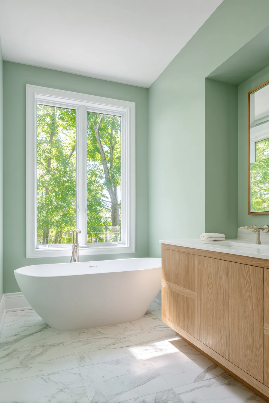 Light green bathroom 2