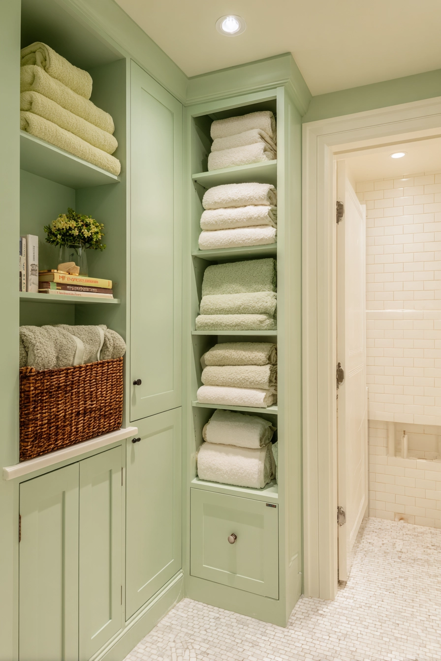 Light green bathroom 22