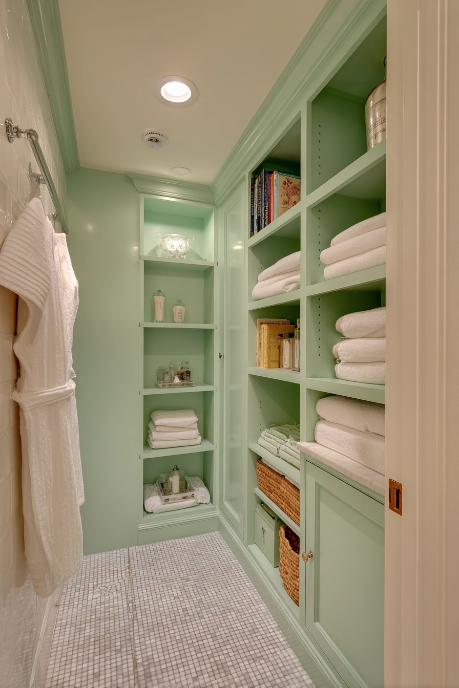 Light green bathroom 24