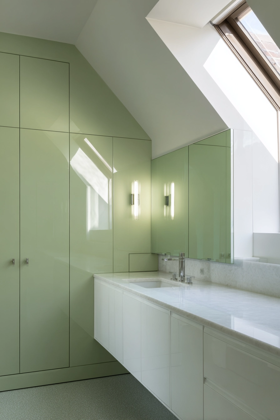 Light green bathroom 37