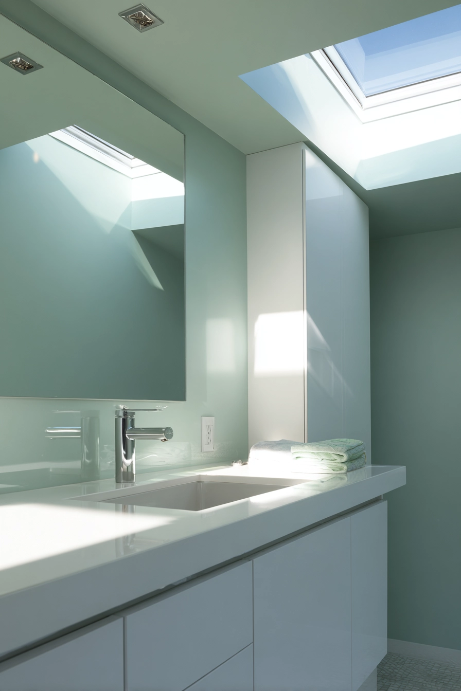 Light green bathroom 39