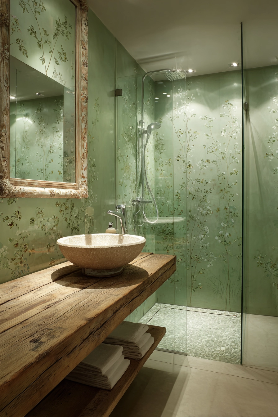 Light green bathroom 5