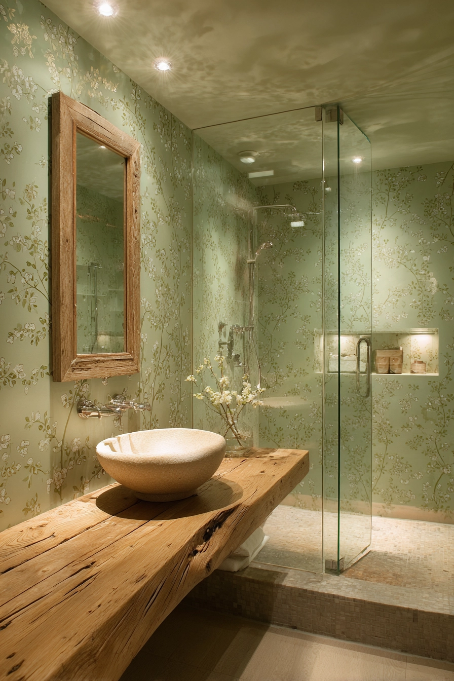 Light green bathroom 8