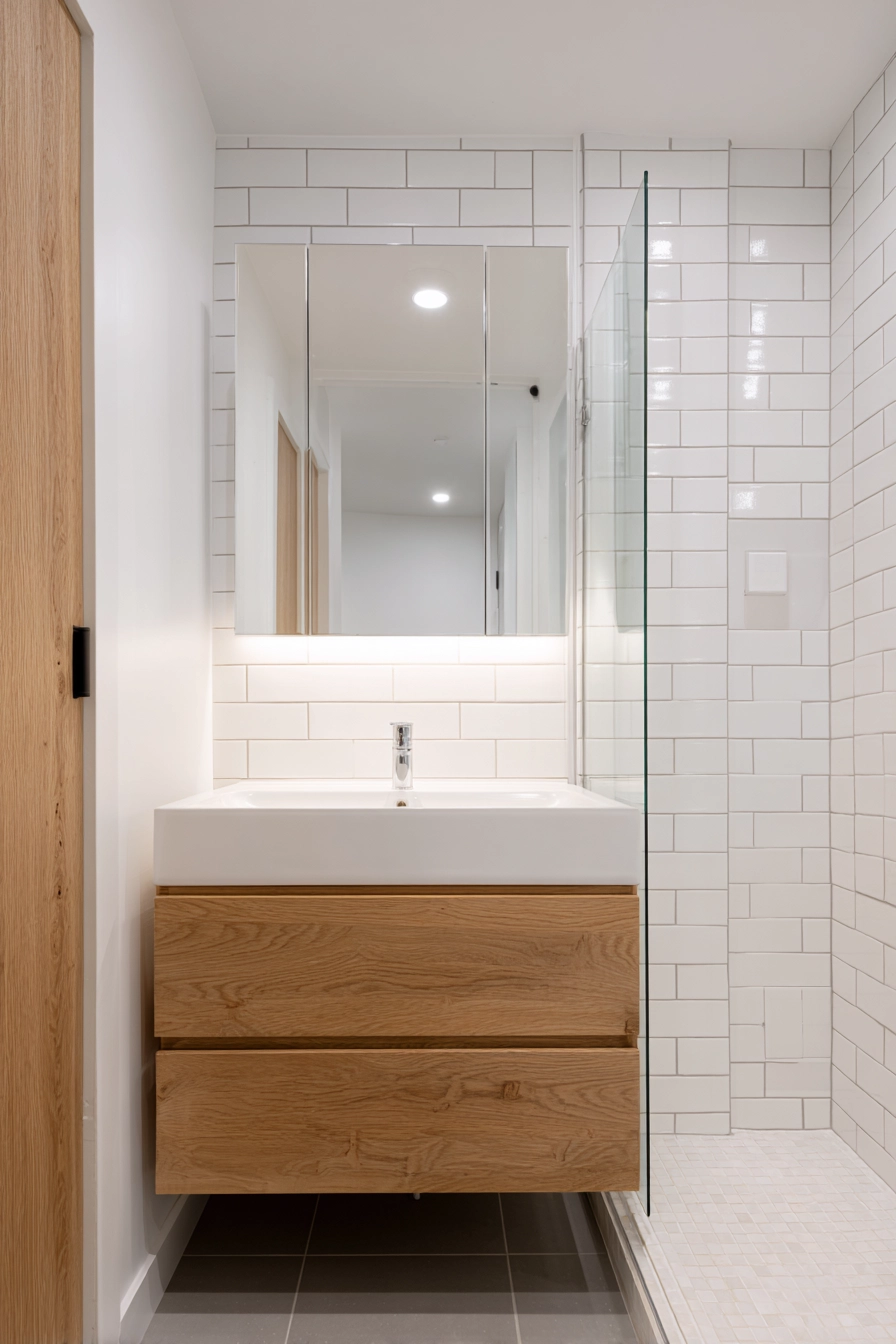 Narrow bathroom ideas 1