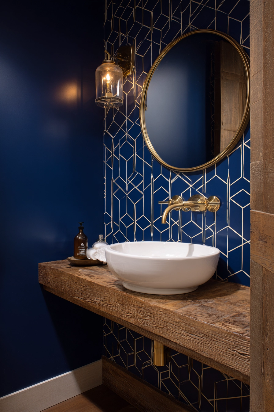 Narrow bathroom ideas 10