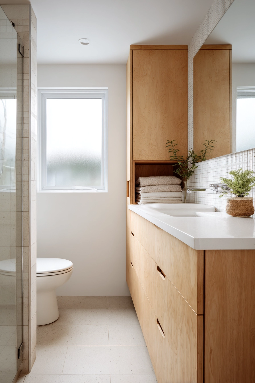 Narrow bathroom ideas 15