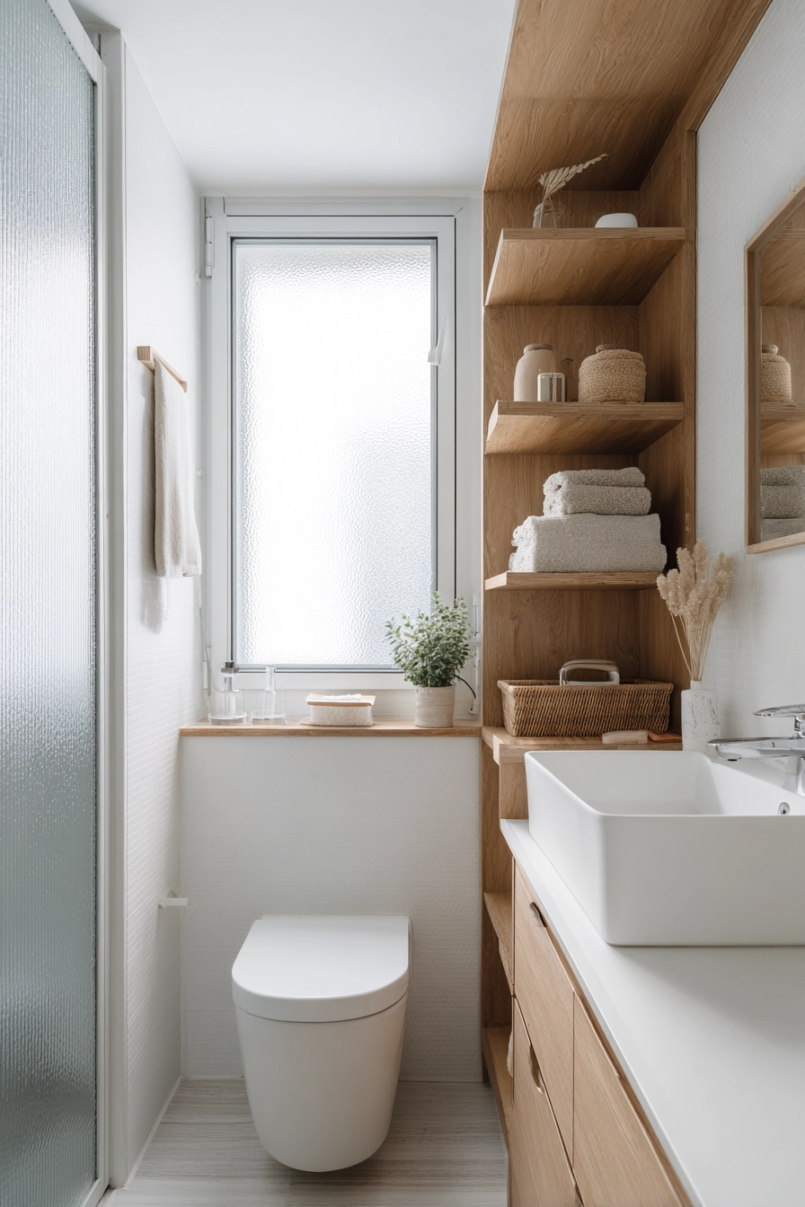 Narrow bathroom ideas 16