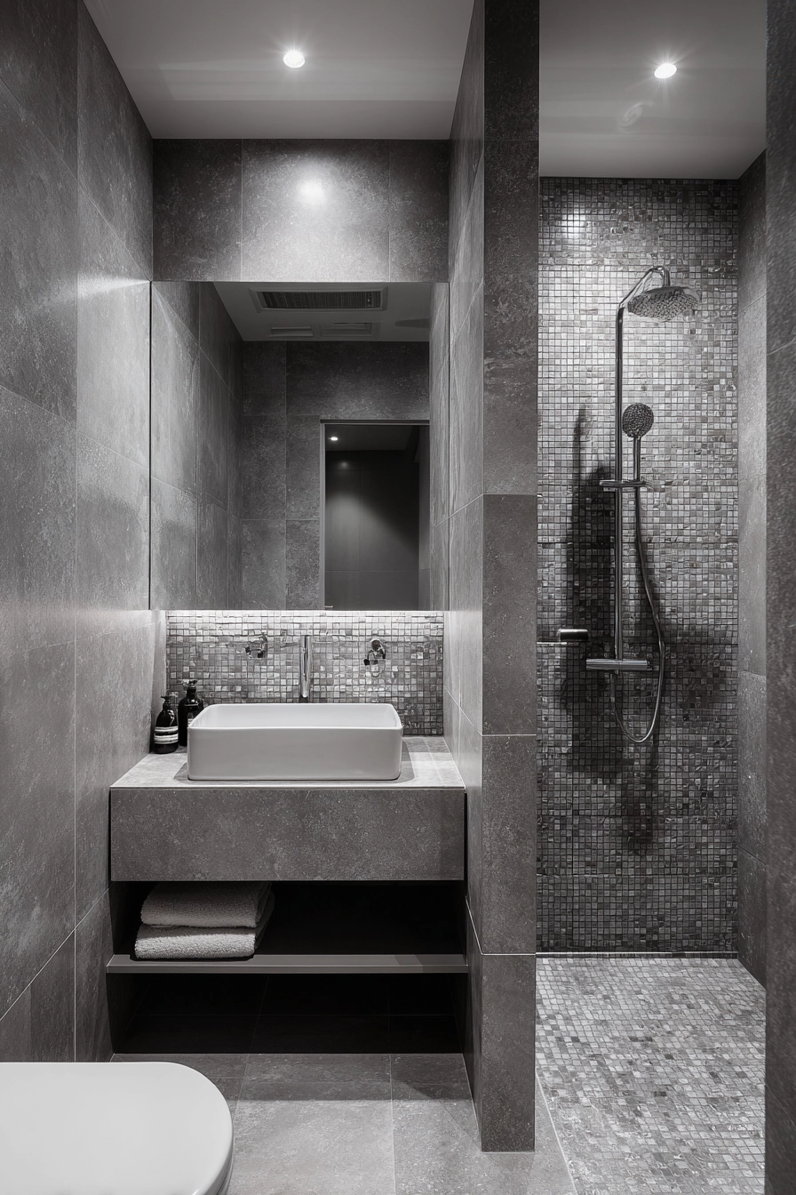 Narrow bathroom ideas 26