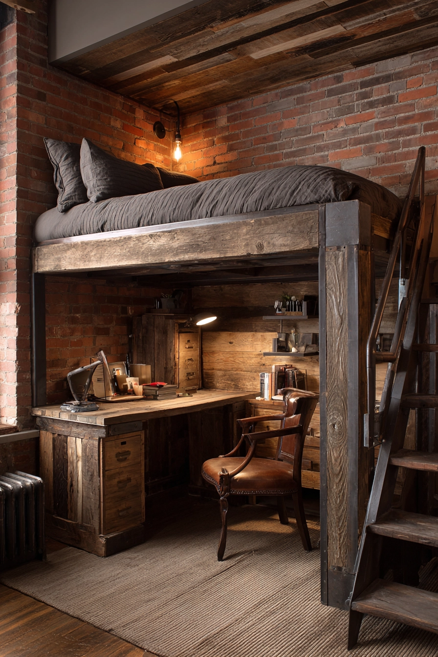 Space saving furniture bedroom 10