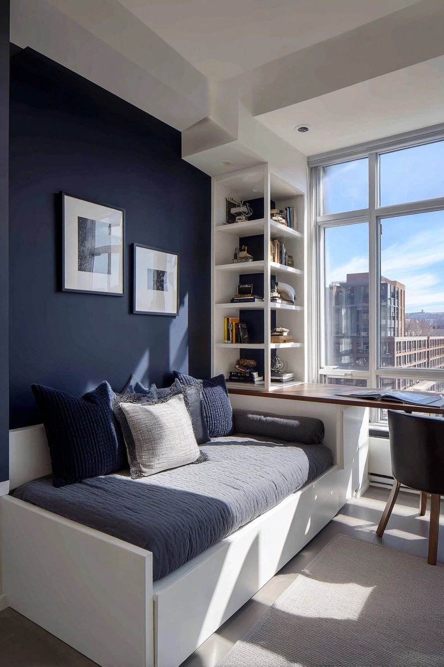 Space saving furniture bedroom 18