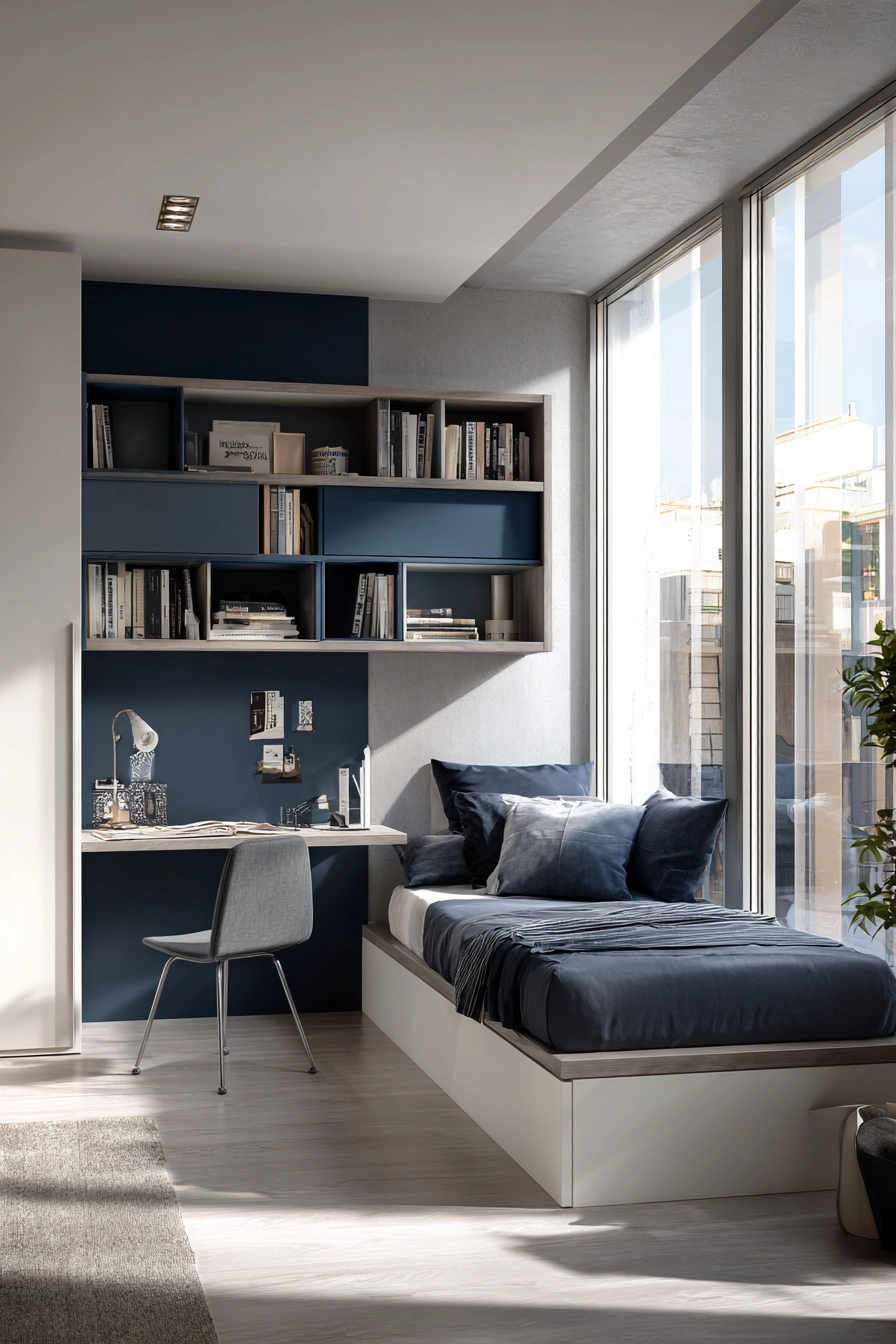 Space saving furniture bedroom 20