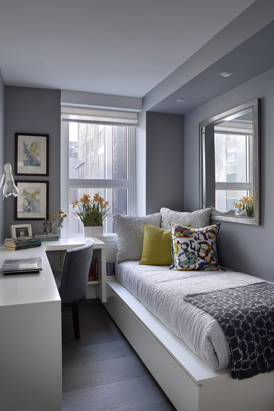 Space saving furniture bedroom 25