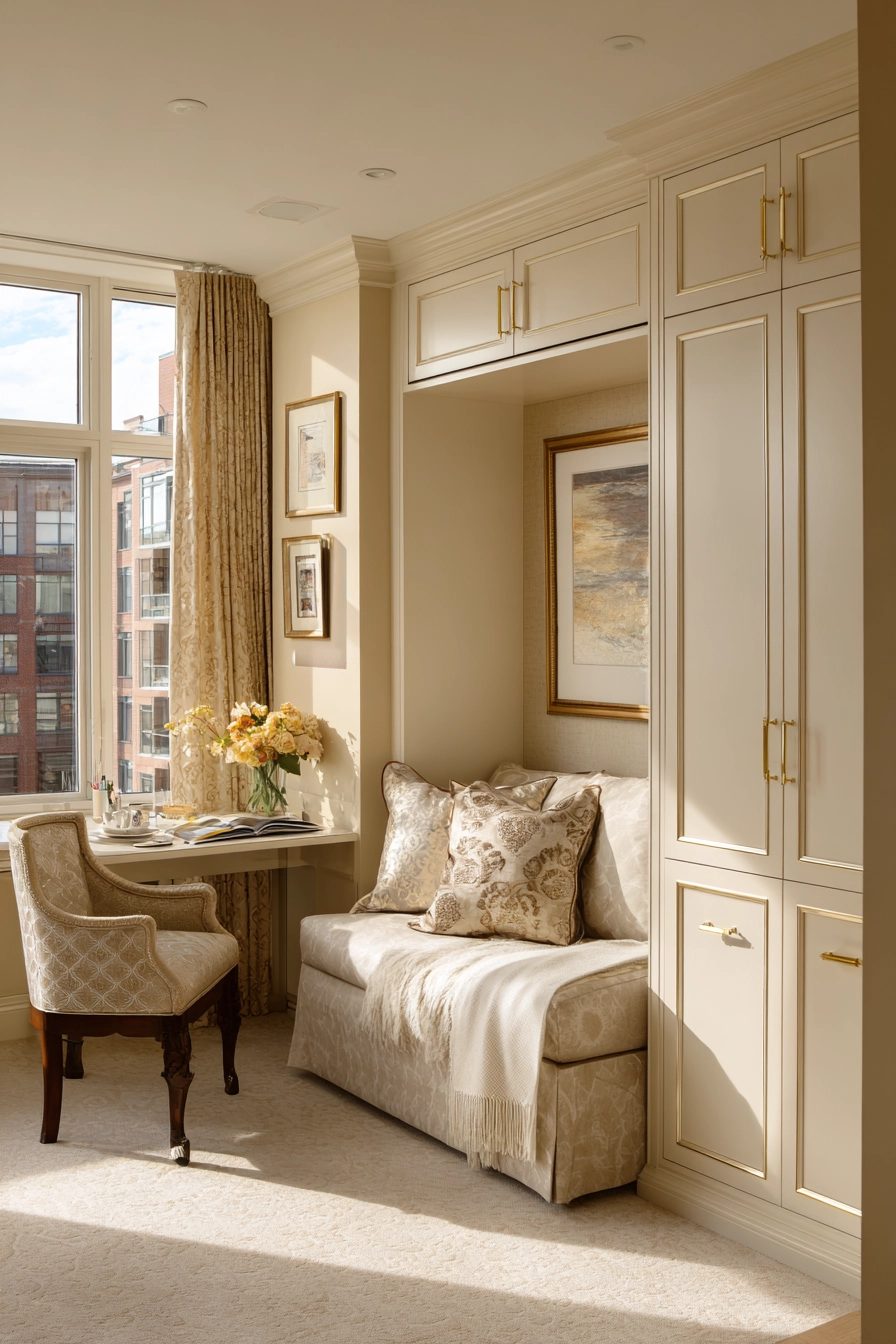 Space saving furniture bedroom 33