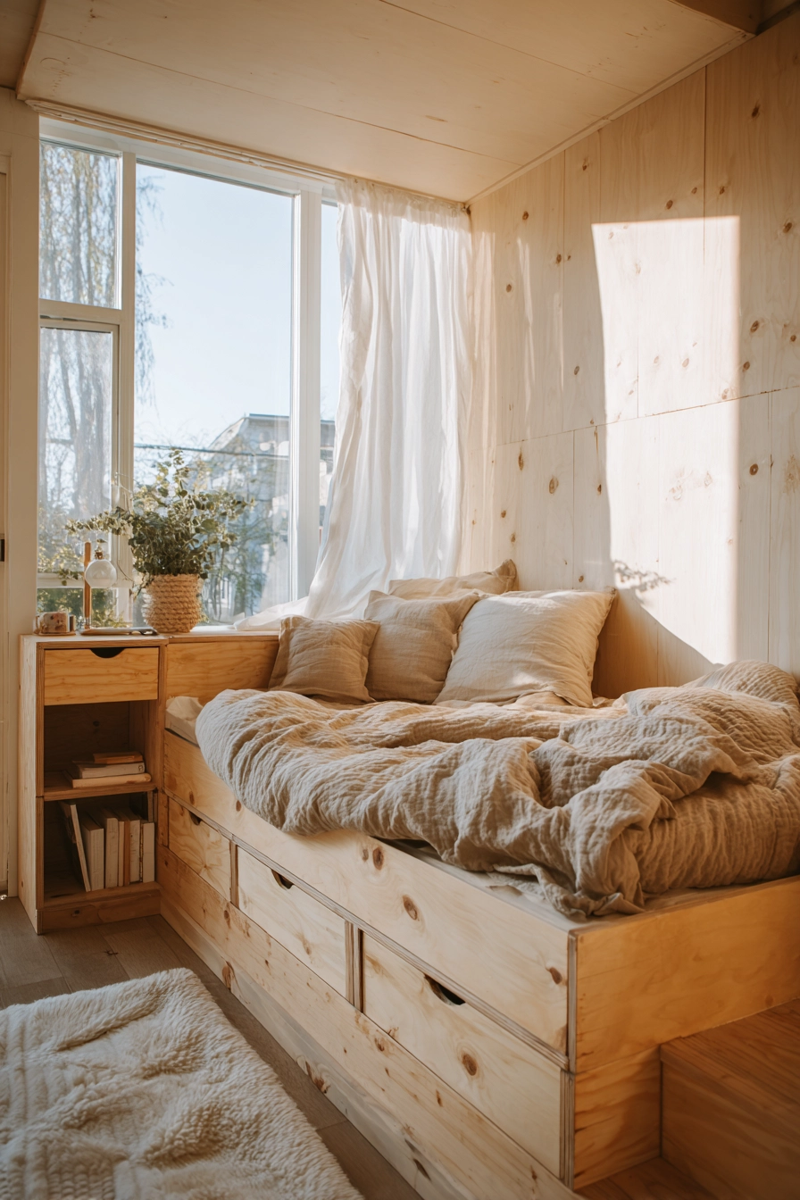 Space saving furniture bedroom 4