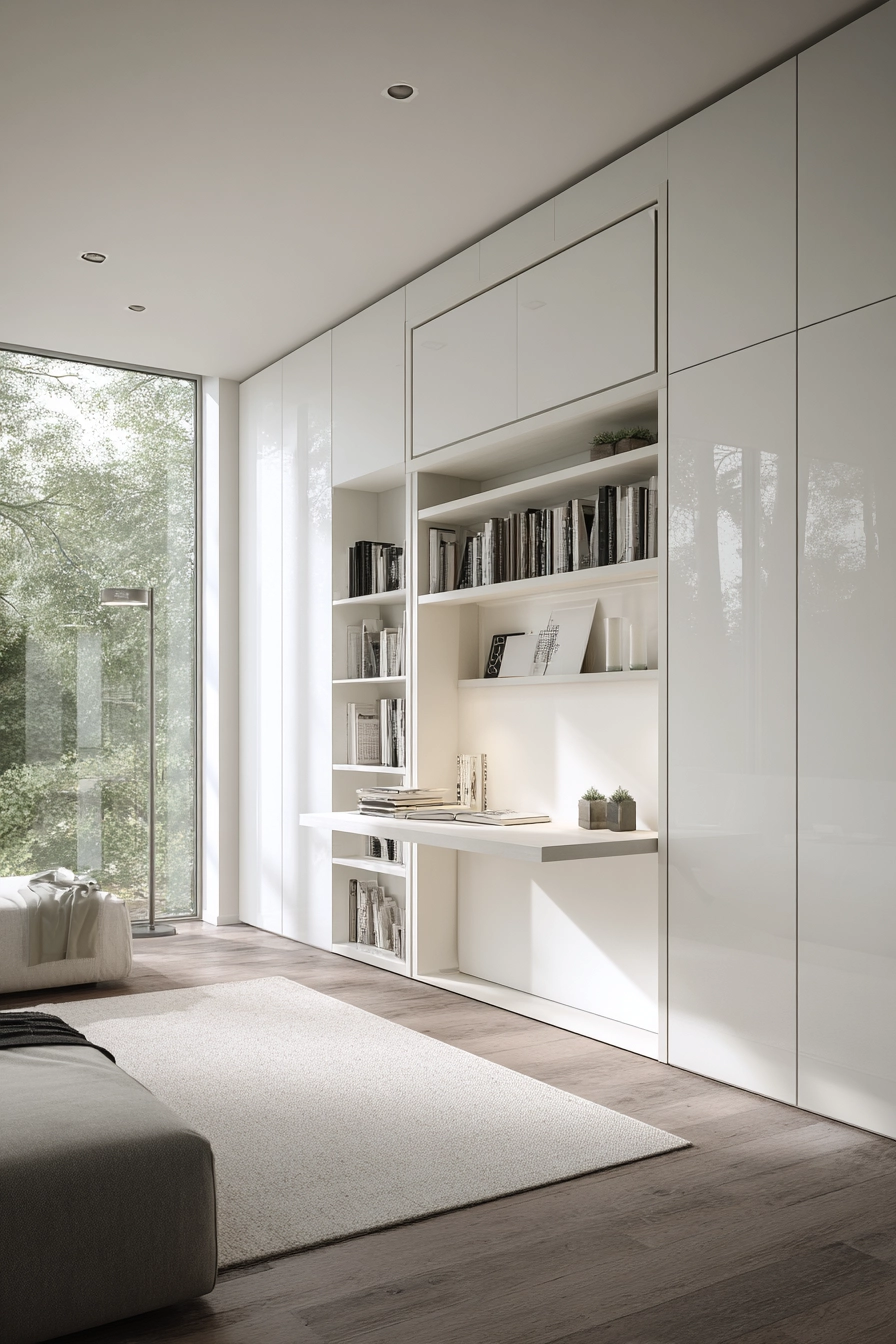 Space saving furniture bedroom 7