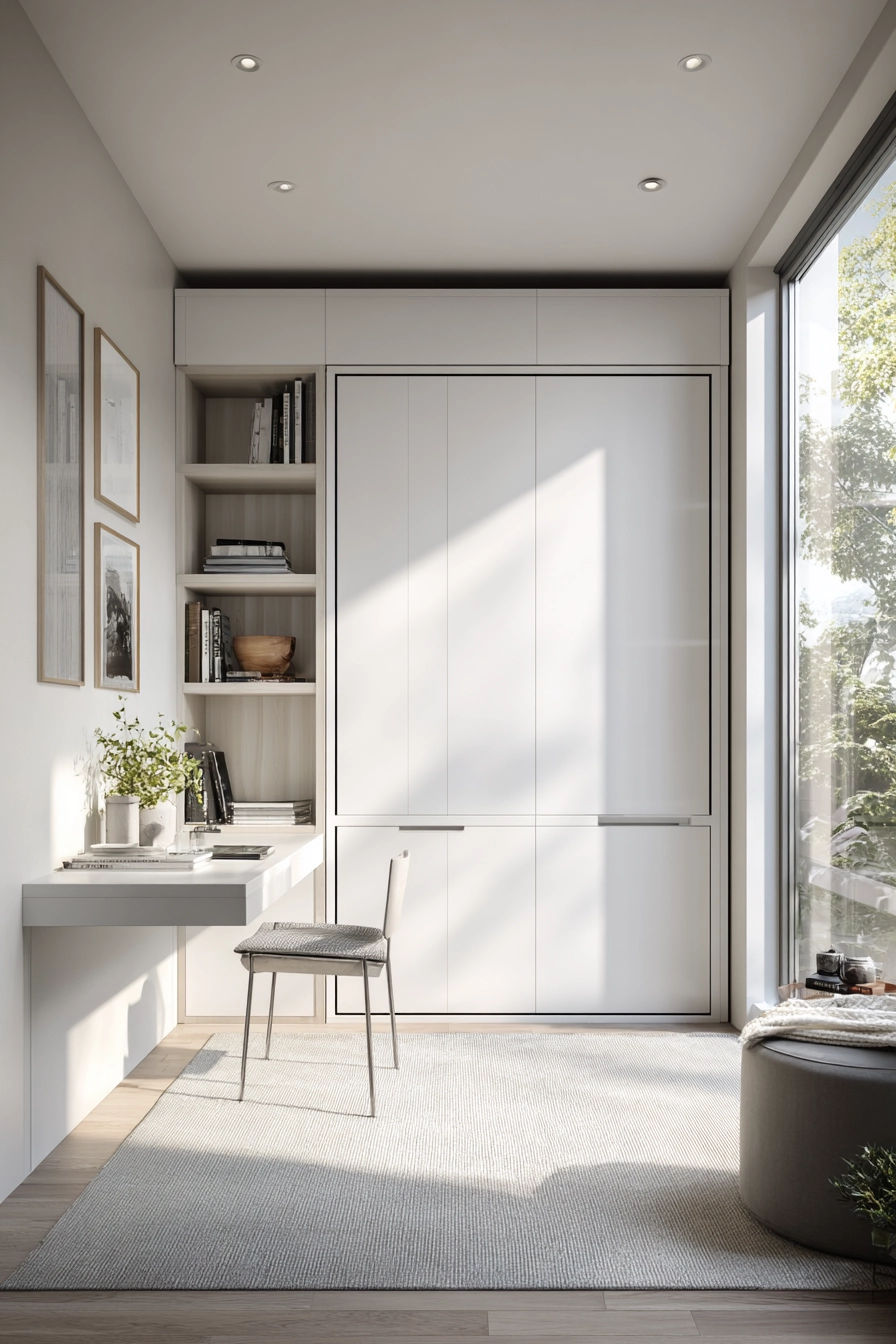 Space saving furniture bedroom 8