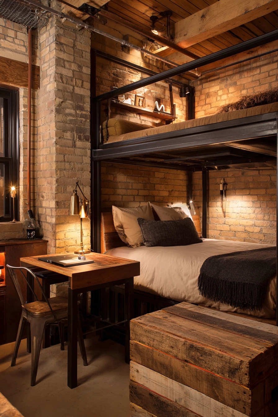 Space saving furniture bedroom 9