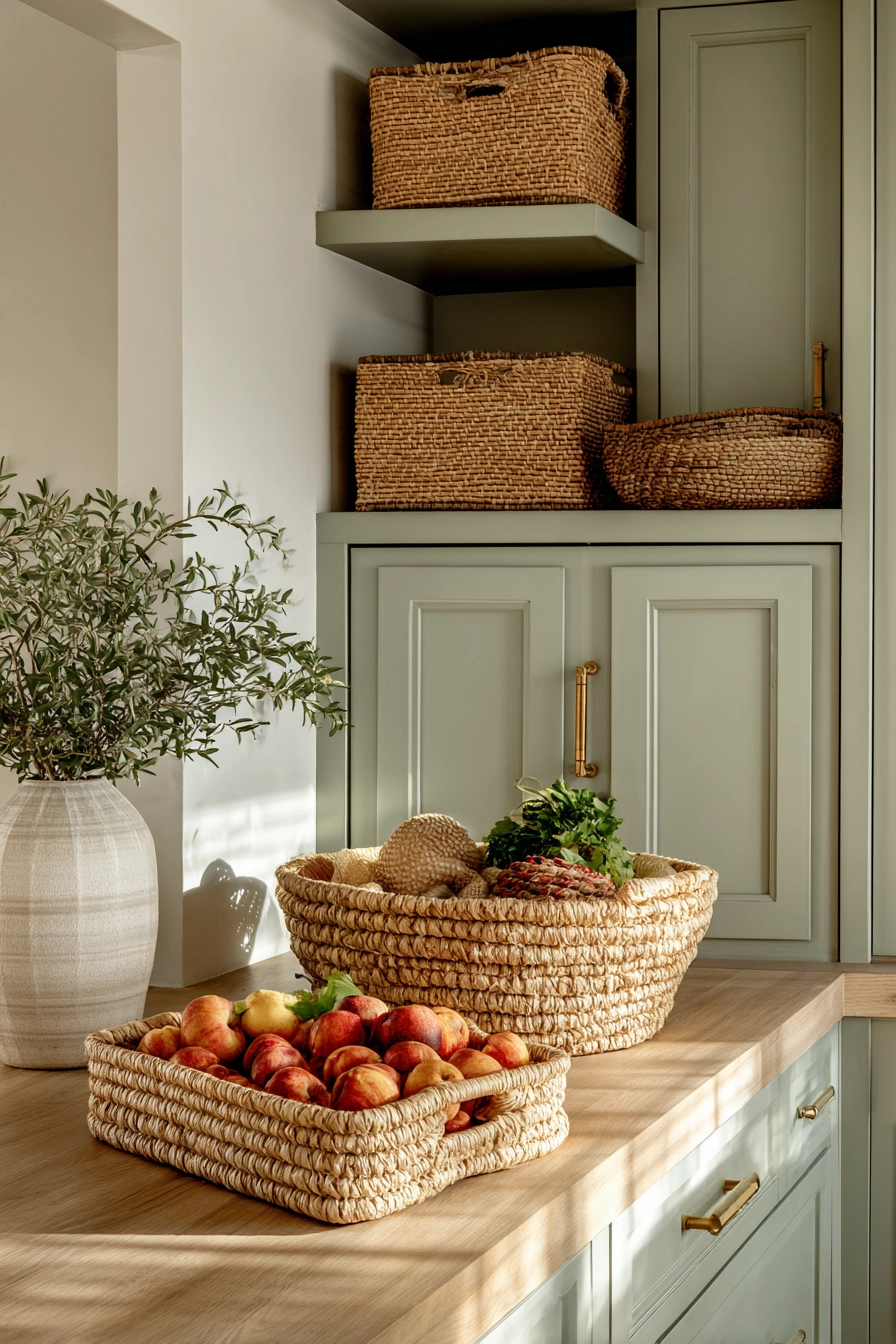 above kitchen cabinet decor ideas 14