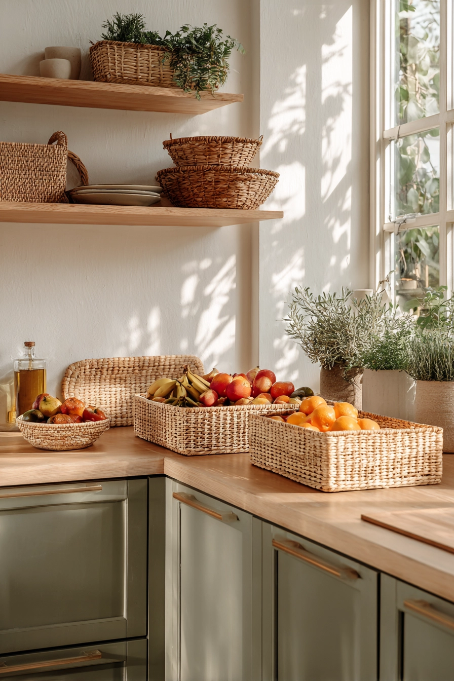 above kitchen cabinet decor ideas 15