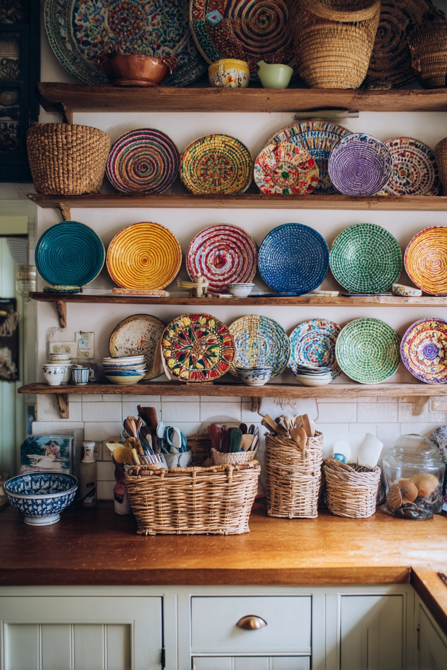 above kitchen cabinet decor ideas 22