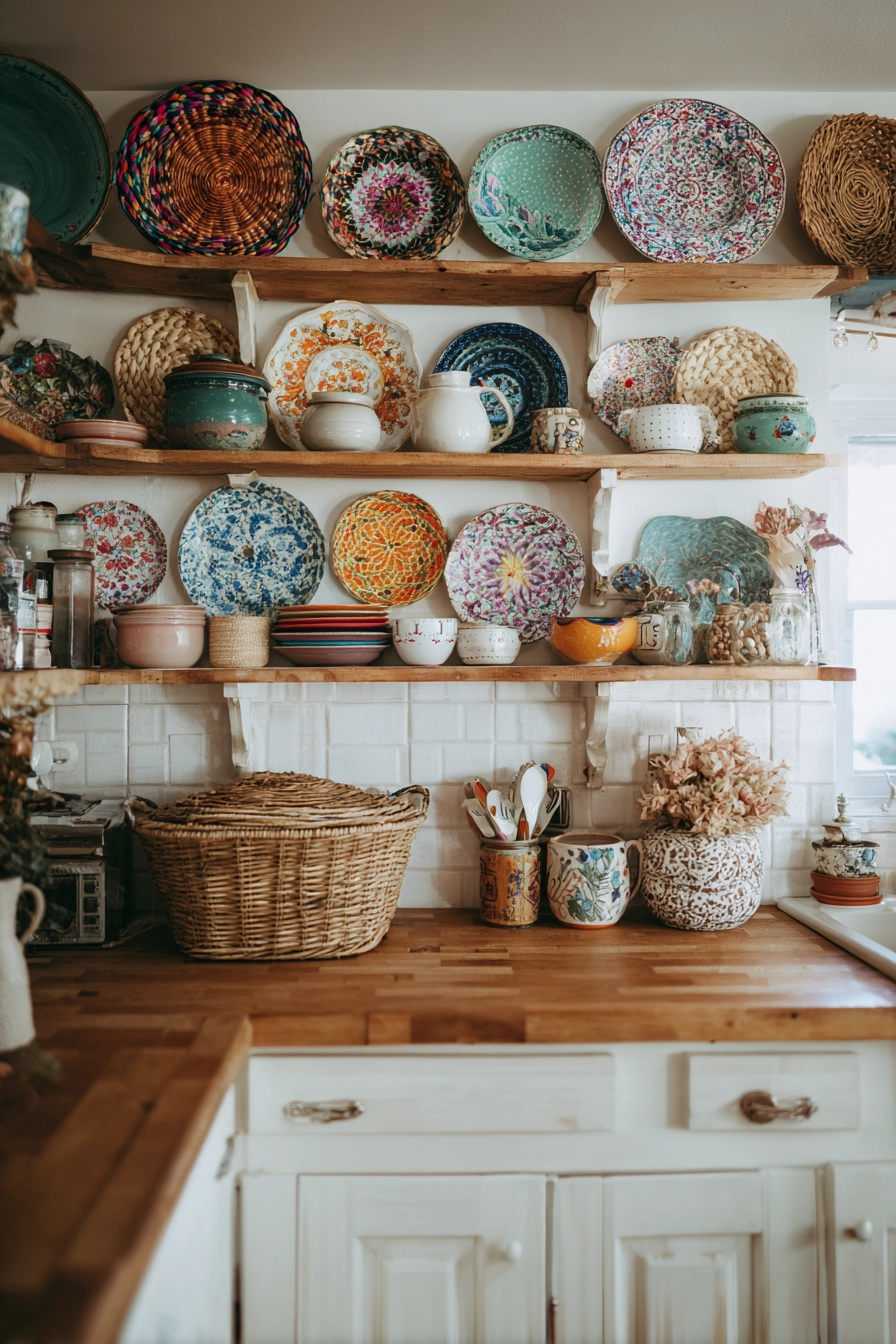 above kitchen cabinet decor ideas 23