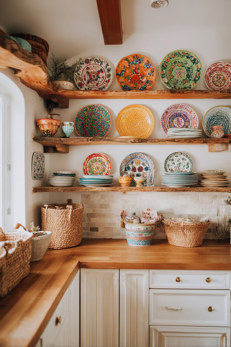 above kitchen cabinet decor ideas 24