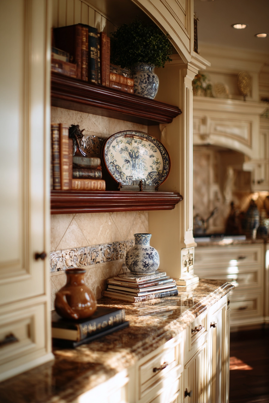 above kitchen cabinet decor ideas 28