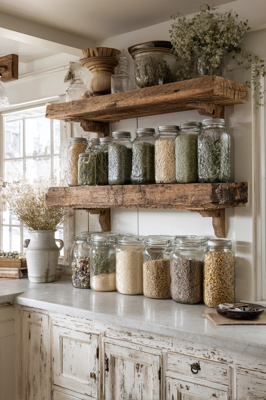 above kitchen cabinet decor ideas 4