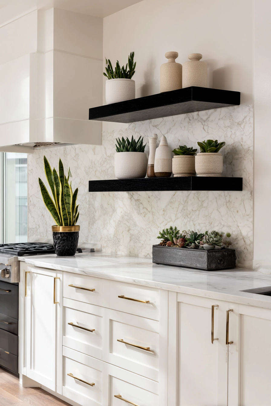 above kitchen cabinet decor ideas 7