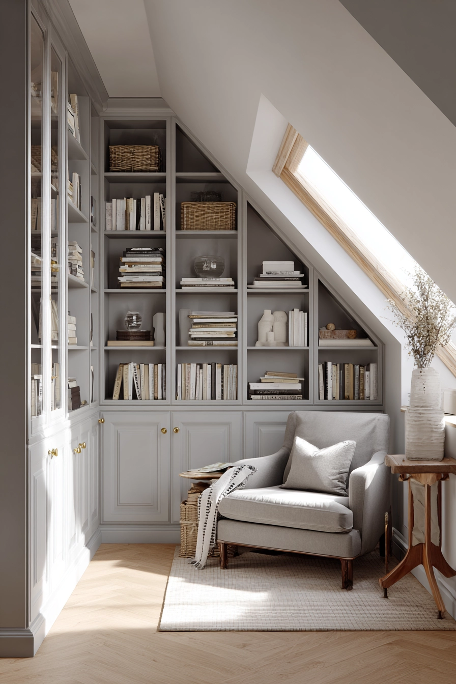 attic storage shelves 26
