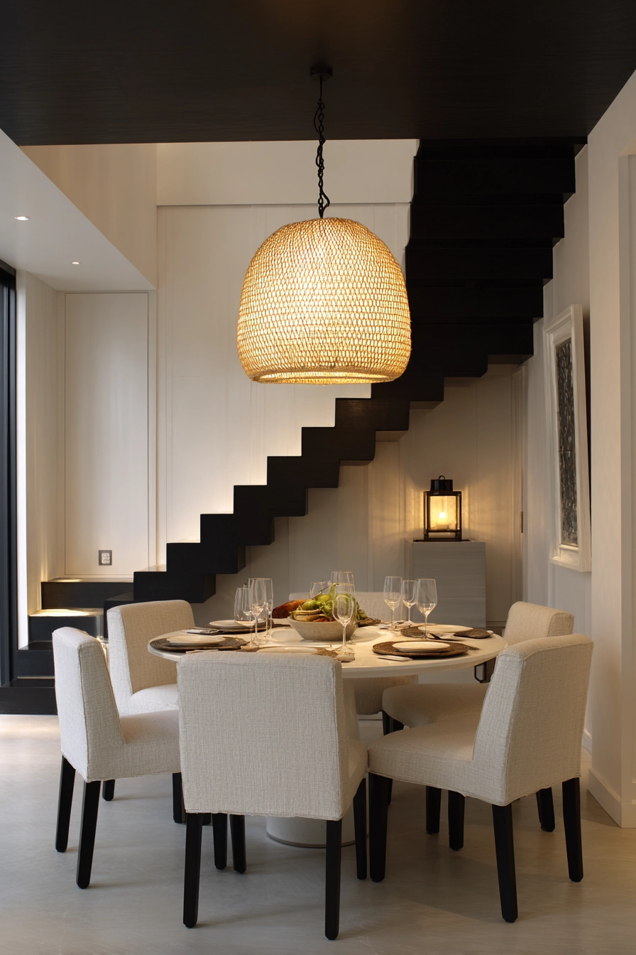 black and white staircase 27