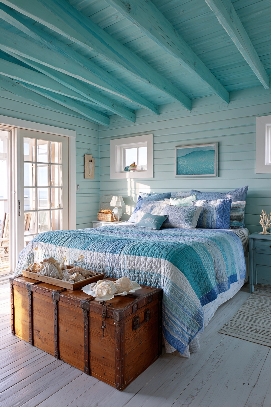 blue coastal bedroom 11