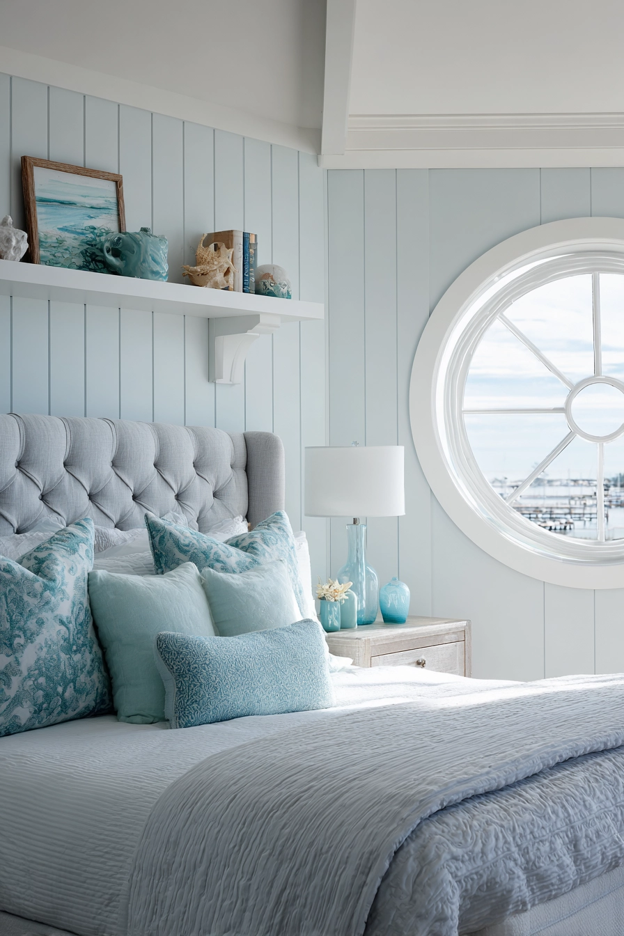 blue coastal bedroom 15