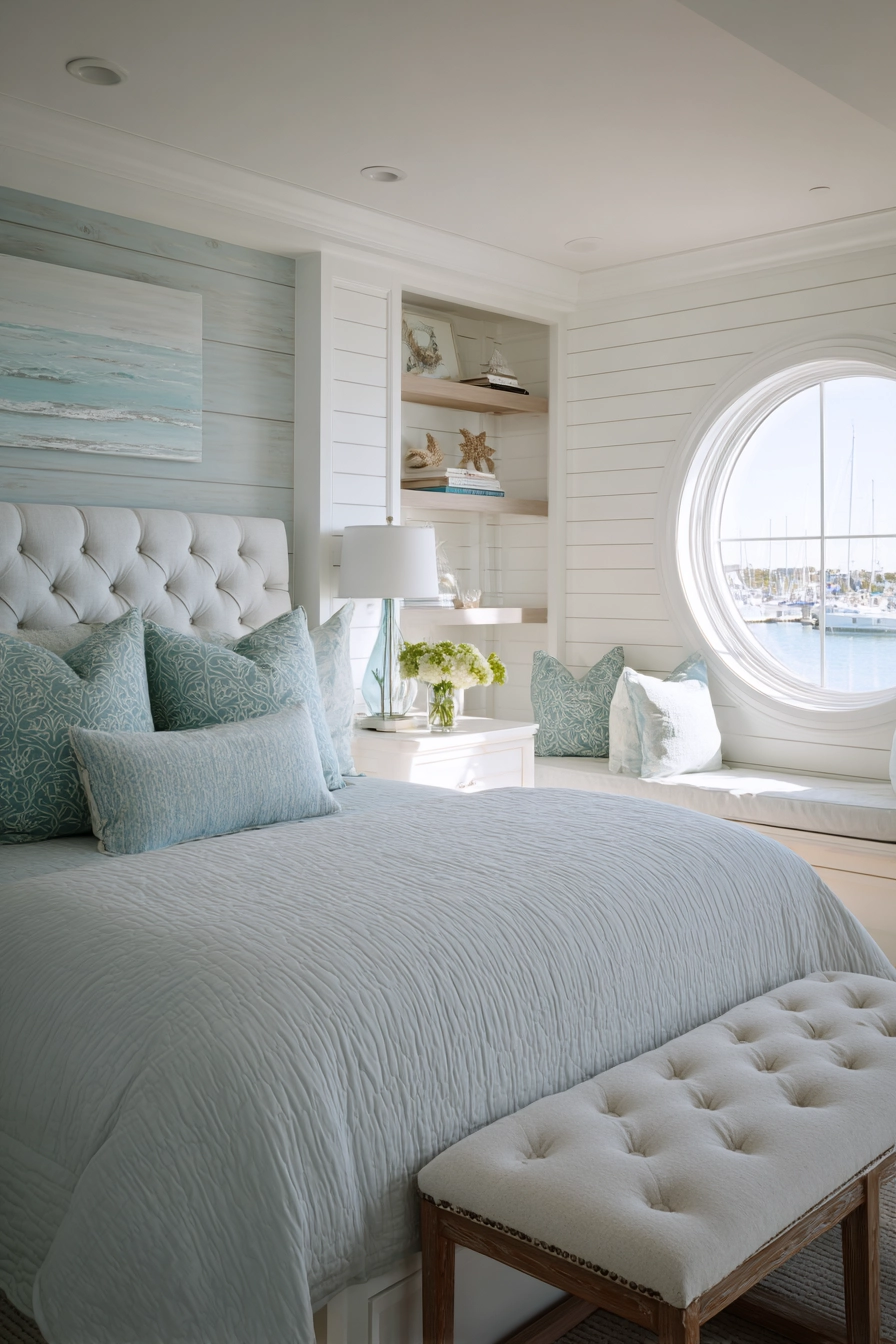 blue coastal bedroom 16
